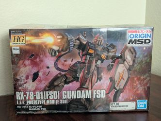 *SEALED* Gundam/Gunpla RX-78-01 (FSD) Plastic Model Kit