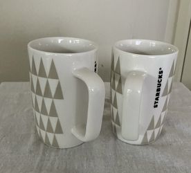 Vintage Starbucks Coffee Mugs, 8 Ounces, Neutral Beige and White Graphic  for Sale in Montebello, CA - OfferUp