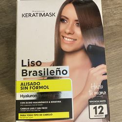 KERATIMASK Keratin Treatment Brazilian Straightening Kit with Hyaluronic Acid