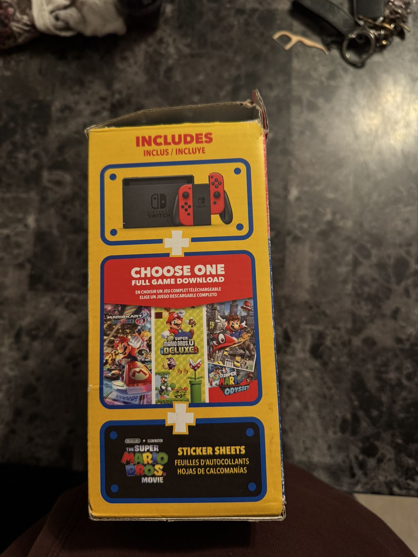 NEW NINTENDO SWITCH WITH GAME