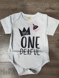 1ST BIRTHDAY(mr. onederful) onesie shirt