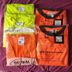 Hi VIZ Long Sleeve Work Shirts (XL)