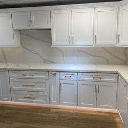 Set Of Kitchen Cabinets, Quartz