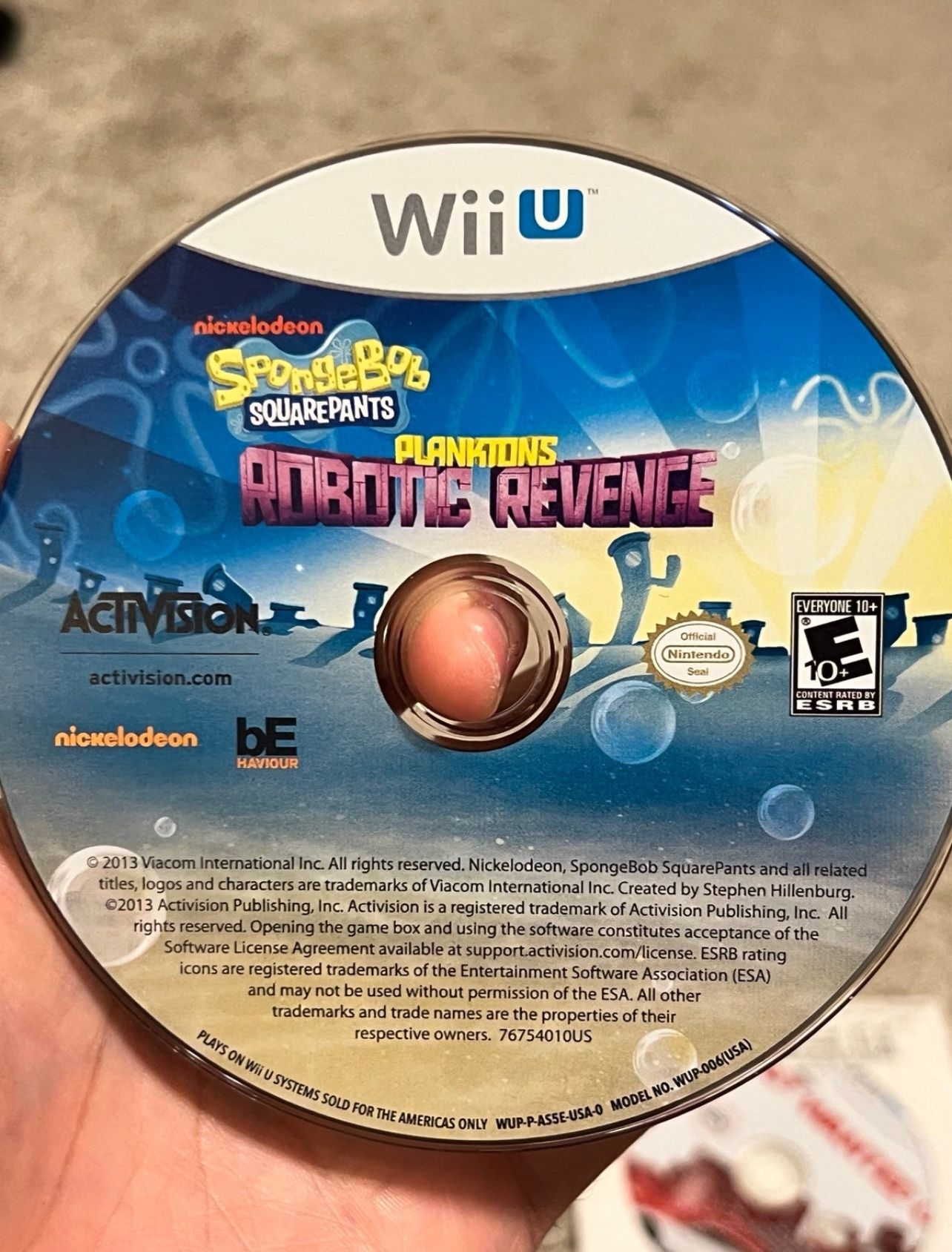 SpongeBob SquarePants Plankton's Robotic Revenge for Nintendo Wii U