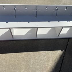 Wayfair Overhead Coat And Bag Rack And Shoe Storage