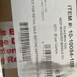 Pokémon Mega Evolutions Booster Bundles X25