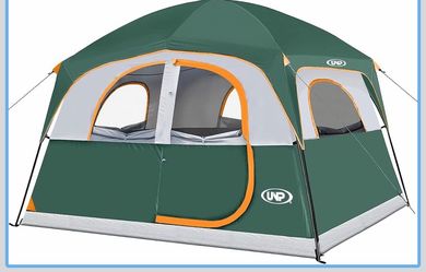 UNP 6 Person Tents for Camping Waterproof Family Cabin Tent with Rainfly