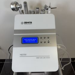 Zemits Meister NG – 8-in-1 Full Facial System | Microcurrent, RF, Oxygen, Meso & LED | Brand New