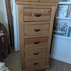 Tall Wood Dresser