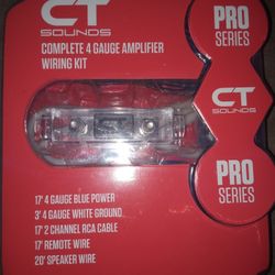 New CT Pro 4 Gauge Amp Kit