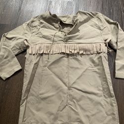 Boys Or Girls Native American Costume Shirt Size 14 Or XL #4