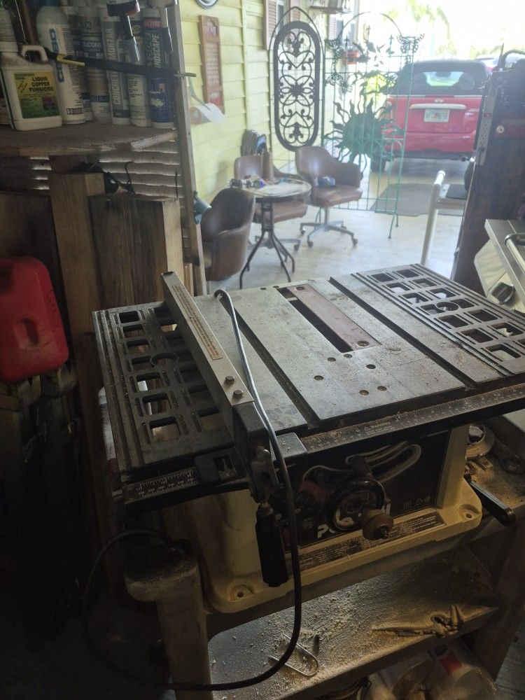 Ten inch table saw