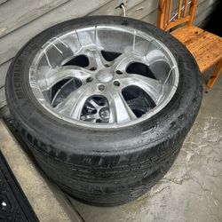 4 Rims Size 22 For Chevy 