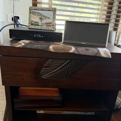 Beautiful Side Table w Drawer and Shelf