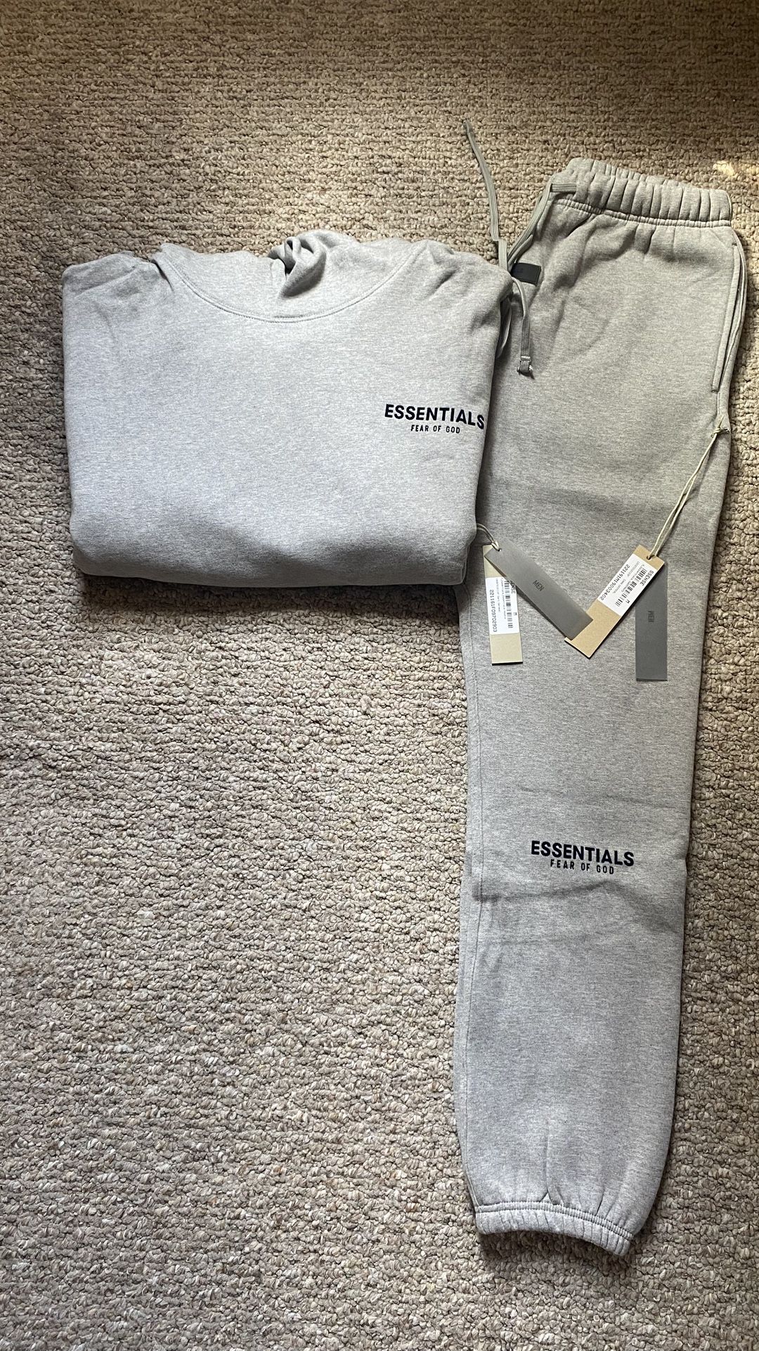 Dark Oatmeal Essentials Sweatsuit Size m