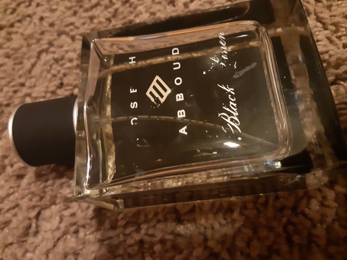 Jason Abboud black linen cologne