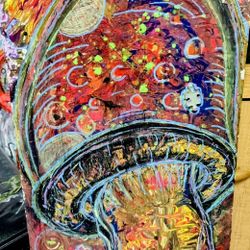 Art On Wood Canvas 