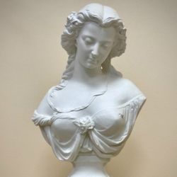 Gypsum Sculpture Of Woman 