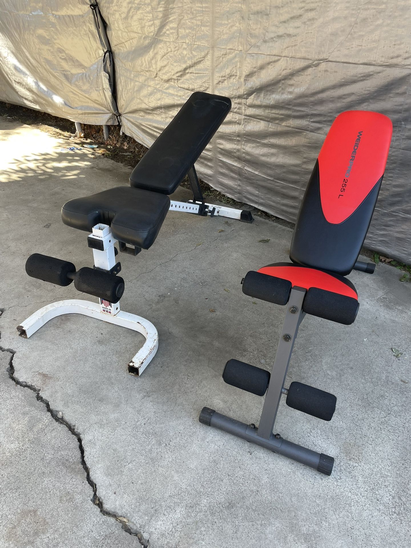 Workout benches