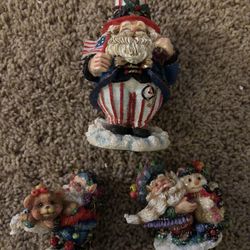 Crinkle Claus Figures 