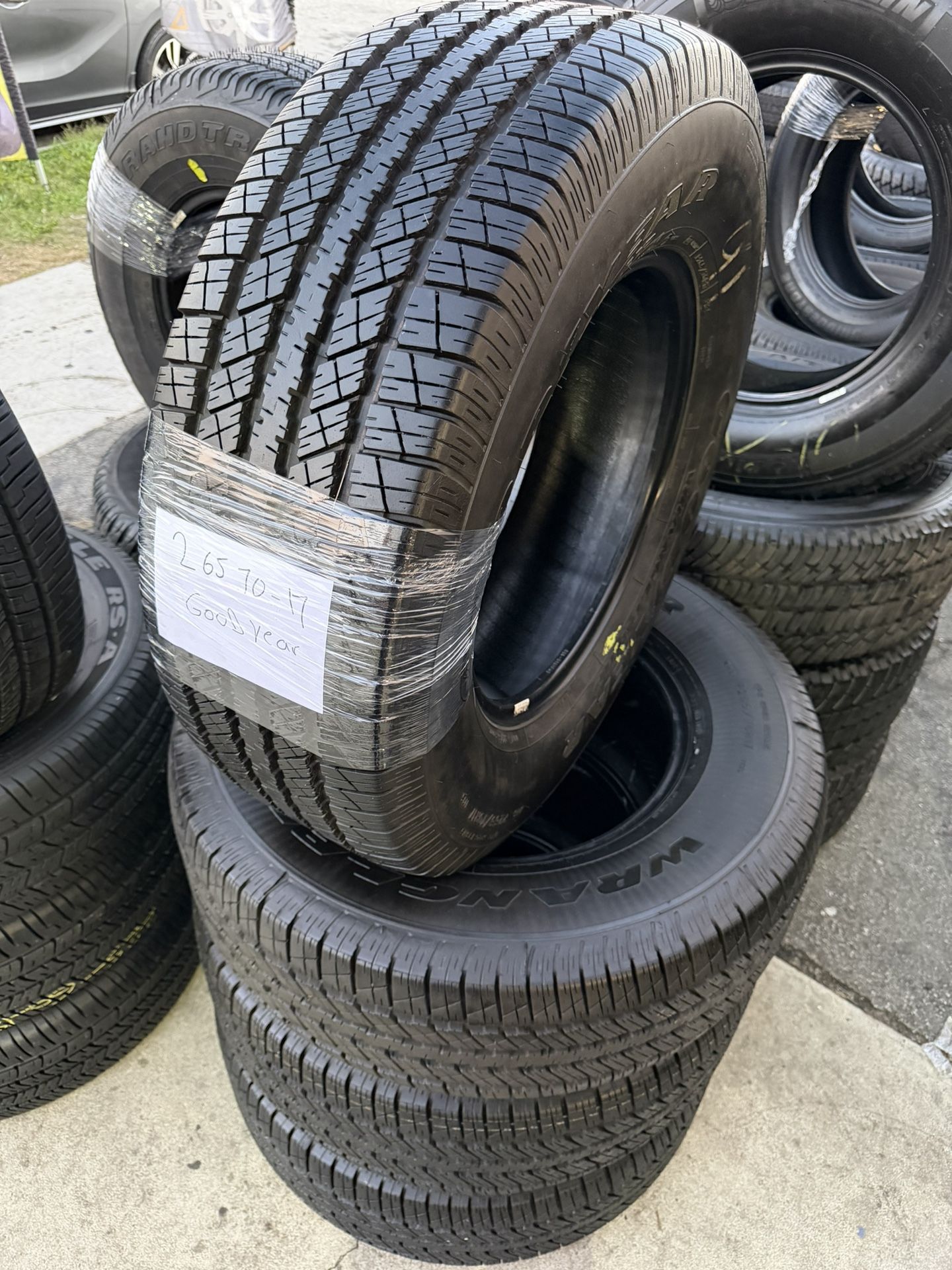 265/70/17 Goodyear #4 Used Tires Like New Mount & Balance // Set De 4 Llantas Goodyear Usadas Como Nuevas Instaladas Y Balanceadas