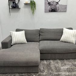 Gray Sectional Couch - Free Delivery