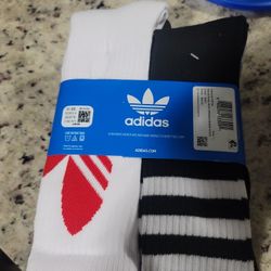 ADIDAS  SOCKS 6 PAIR 