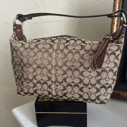 Vintage Coach Signature Mini Handbag