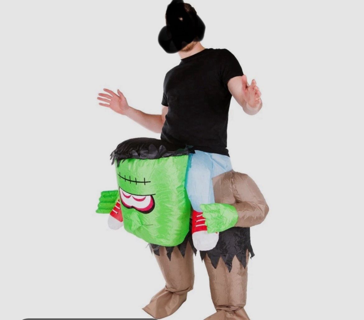 Franky carrying me - Inflatable Halloween Costume - New