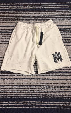 Amiri core logo shorts cream