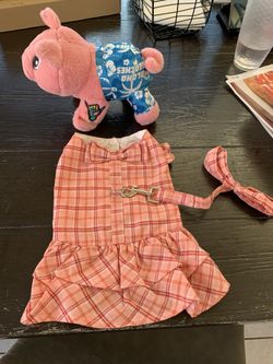 Dog Dress With leash