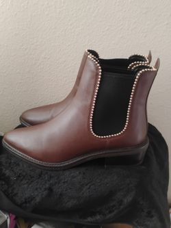 COACH Bowery Leather Bootie Women's Size 9 $40.00