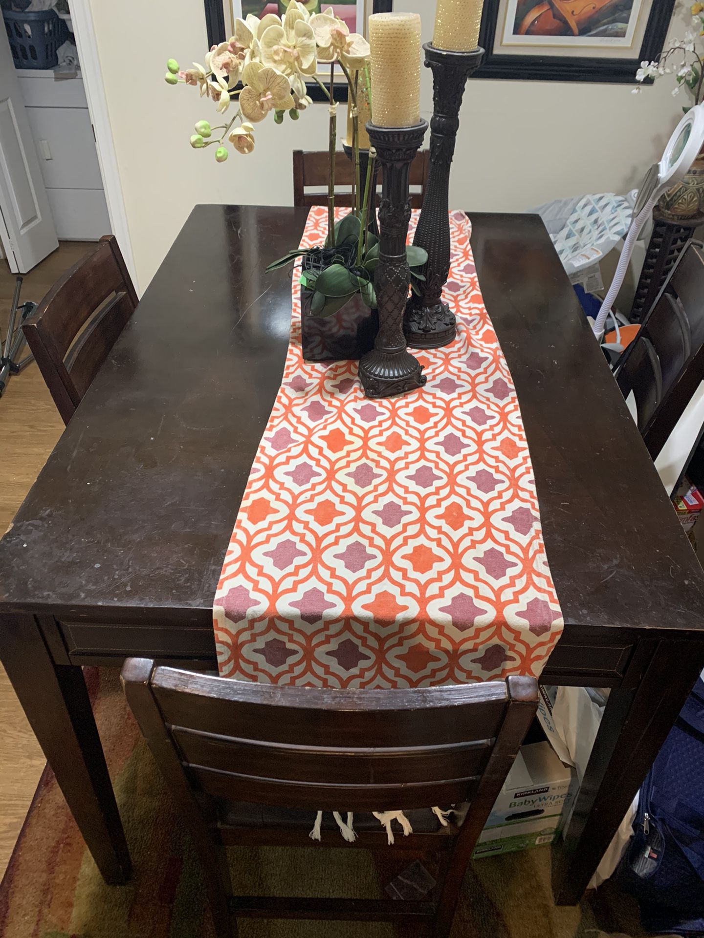 Free dining room table and chairs