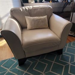 Genuine Italian Leather Chair