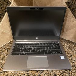 HP Folio with 256 GB SSD, Type C USB, Bluetooth, and Webcam