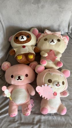 Rilakkuma Plush Bundle (willing to sell separately)