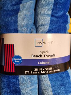 Beach towels 2pck