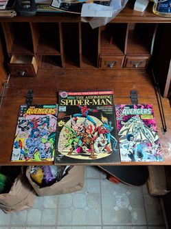 Three classic comic books when marvel treasury edition Spider-Man