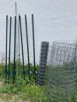 Wire Fencing 25ft With Poles