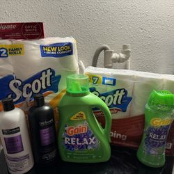 Family Bundle With Gain , Scott And Tresemme