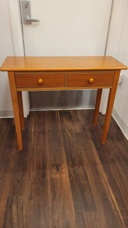Mid-Century Modern Danish Teak Console Table made by the Danish manufacturer FBJ Møbler