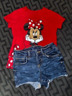 Girls 4T Minnie Outfit