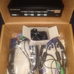 Master-IT Pro 4 Port KVM switch With OSD ConnectPro PR-14-Kit