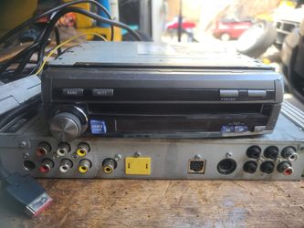 ALPINE SINGLE DIN SLIDE OUT MONITOR AI-NET IVA D310