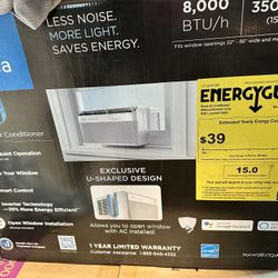 Midea Window Air Conditioning Unit In The Box 8000 BTU Smart Window Quiet Energy Efficient GARNER