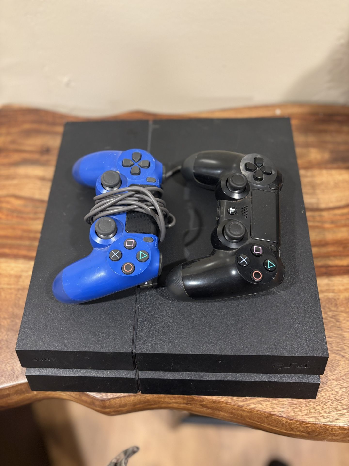PlayStation 4 With GTA 5 And 2 Controllers
