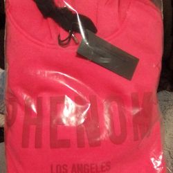 **PHENOM** Oversized Hoodie* Neon Pink- XL