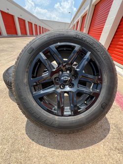 20s Chevy gmc Trailboss black rims Rines wheels 6lug Oem