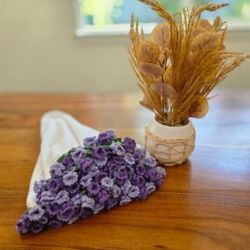 Hand Crochet Flower Blanket