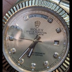 Broken Non Working Day Date Oster Perpetual 18kt Rolex Looking To Sell Cheap 